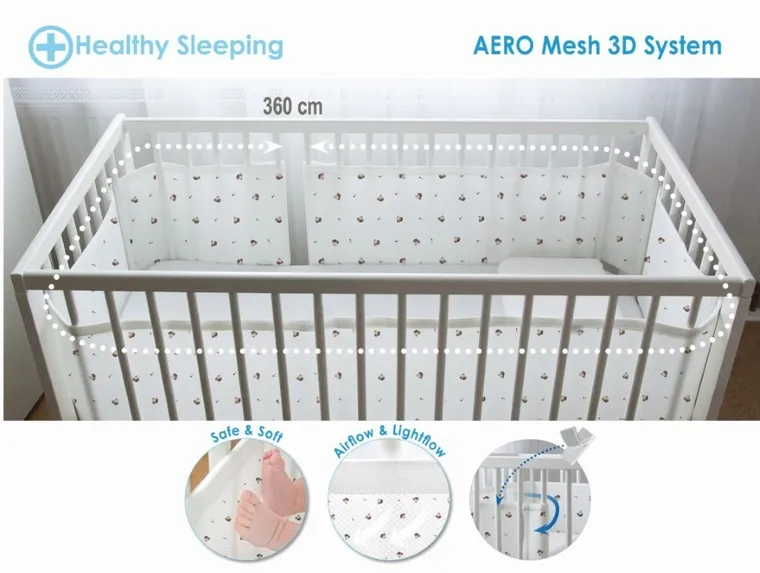 Babymatex, Bump Air, ochraniacz do łóżeczka, 360-30 cm