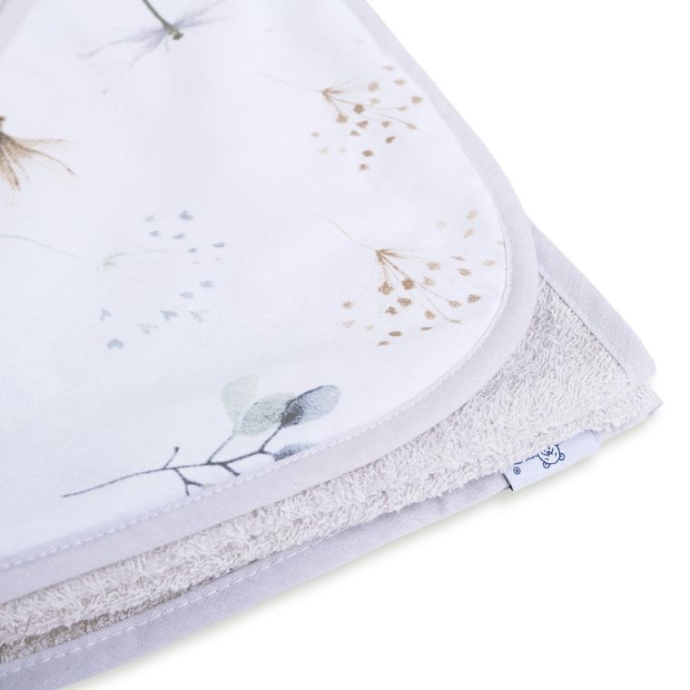 Babymatex, Maxi, niemowlęce okrycie kąpielowe frotte, szare, 100-100 cm