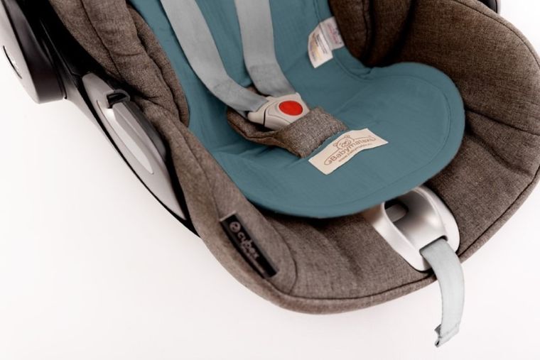 BabyMatex, Paddi, Muslin, nakładka do wózka, fotelika redukująca nacisk, zielona