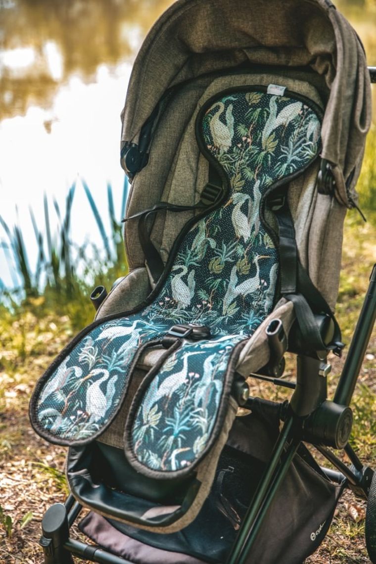 BabyMatex, Paddi'x, Ptaki, wkładka redukująca nacisk do wózka, fotelika, 9-18 kg