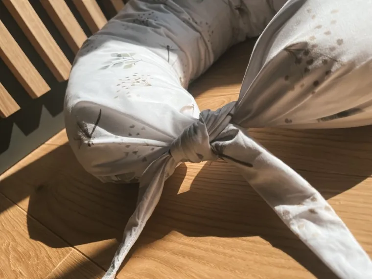 BabyMatex, poduszka do spania i karmienia z tkaniny bawełnianej, moon, ważki,