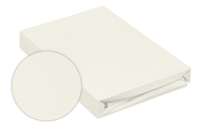 BabyMatex, prześcieradło bambusowe z gumką, bamboo, ecru, 70-140 cm