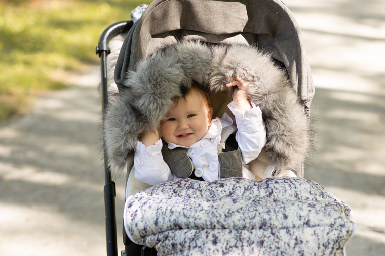 BabyMatex, śpiworek do wózka + mufka, venus