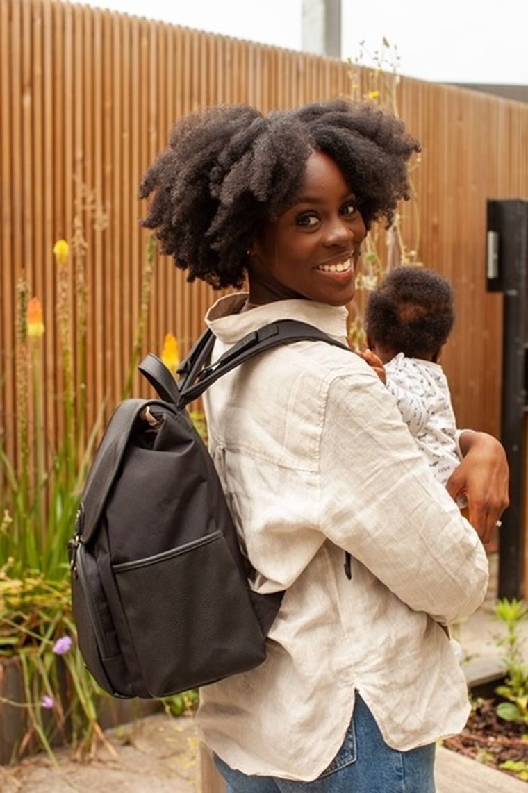 Babymel, Eco, Freddie, plecak dla mamy, black