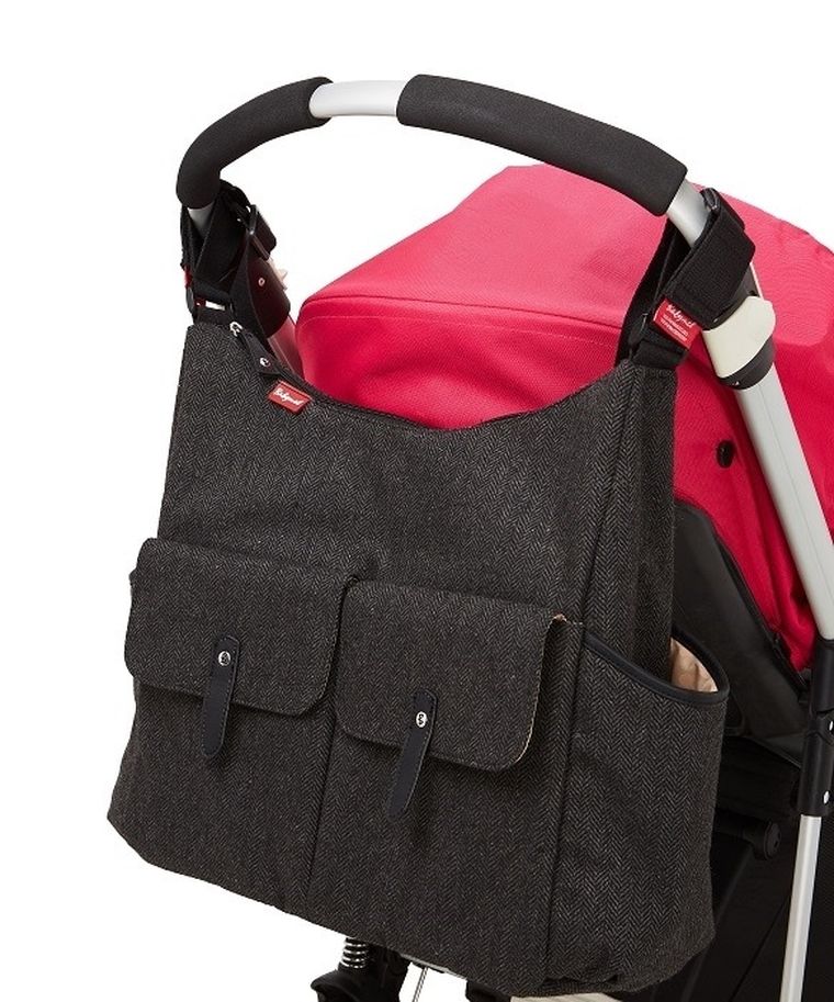 Babymel, Frankie, torba dla mamy, Tweed