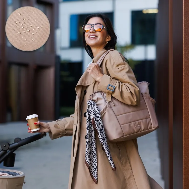 BabyOno, Cami, torba dla mamy i do wózka, beżowa