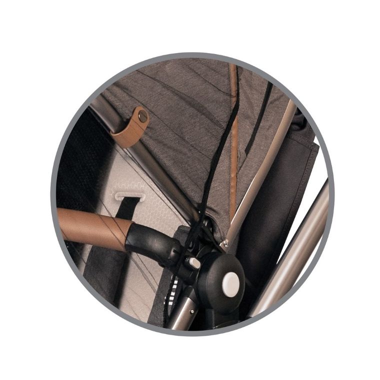 BabyOno, moskitiera na wózek, uniwersalna, czarna