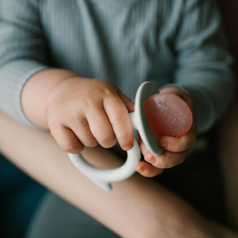 BabyOno, Ślimak, gryzak silikonowy, miętowy