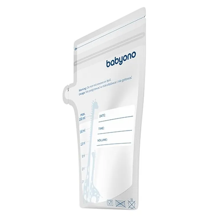 BabyOno, woreczki do przechowywania pokarmu, 180 ml, 30 szt.