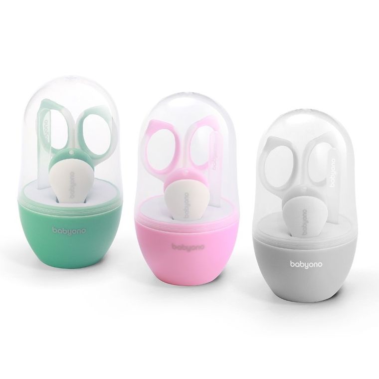 BabyOno, zestaw do pielęgnacji paznokci dla dzieci i niemowląt, mietowy