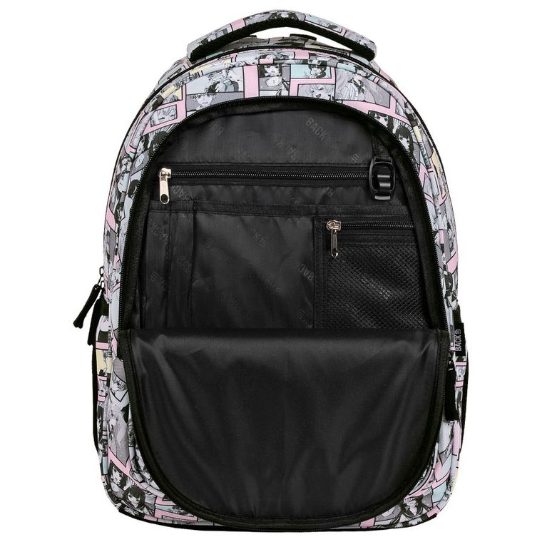 BackUp, plecak szkolny, 3-komorowy, Manga Pastel