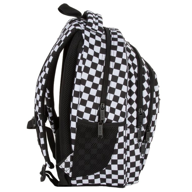 BackUp, plecak szkolny, 3-komorowy, Szachownica