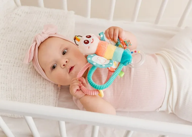 Balibazoo, Motyl Tymek z dzwoneczkiem, zabawka sensoryczna