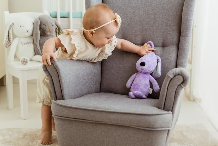 Balibazoo, Tulimy, maskotka, piesek, fioletowy, 28 cm