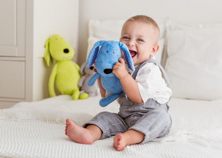 Balibazoo, Tulimy, maskotka, piesek, niebieski, 28 cm