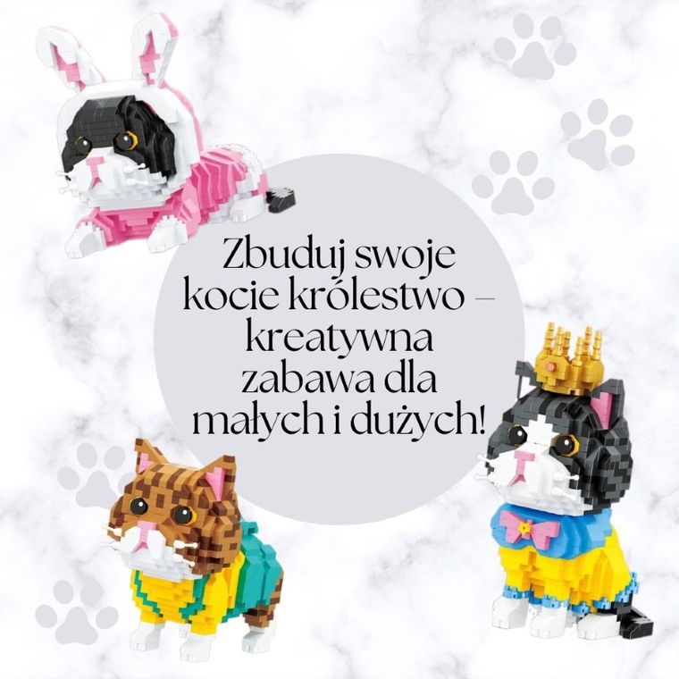 Balody, Kot w kapeluszu, klocki konstrukcyjne, 832 elementy