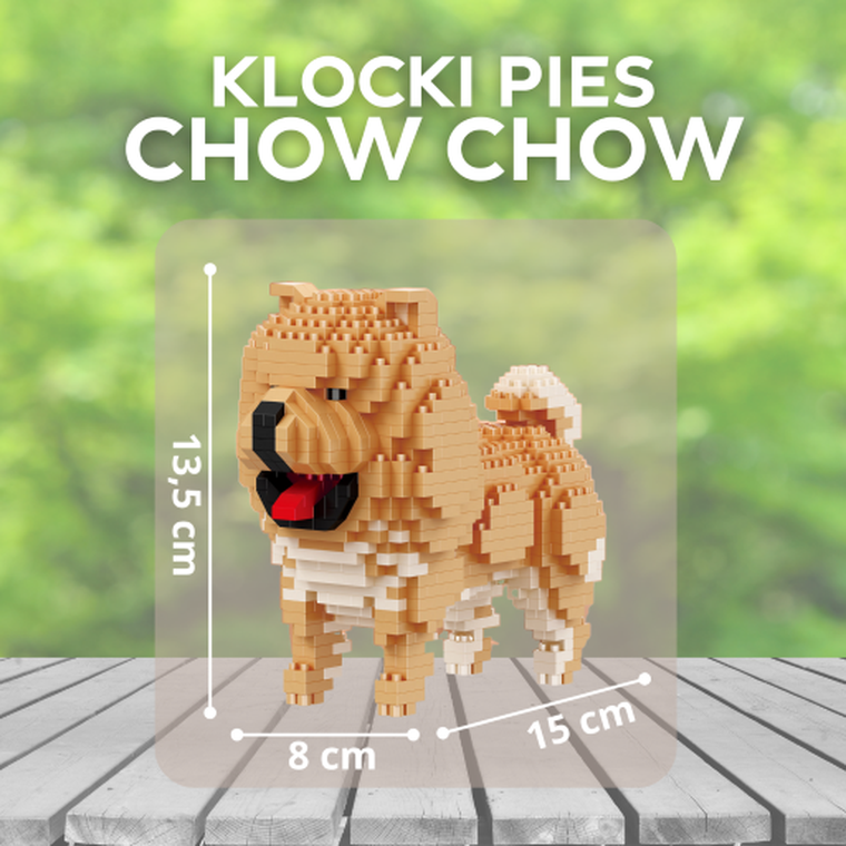 Balody, Pies Chow Chow, klocki konstrukcyjne, 768 elementów