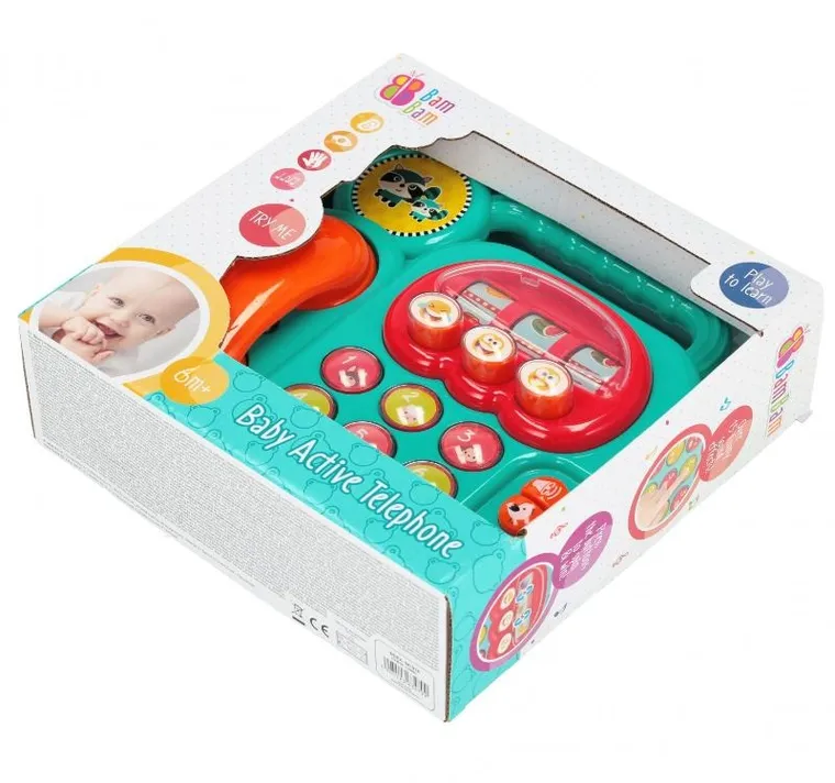 Bam Bam, muzyczny telefonik stacjonarny, zabawka interkatywna