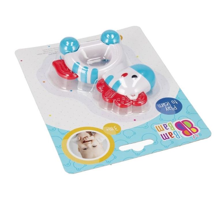 Bam Bam, zebra, grzechotka