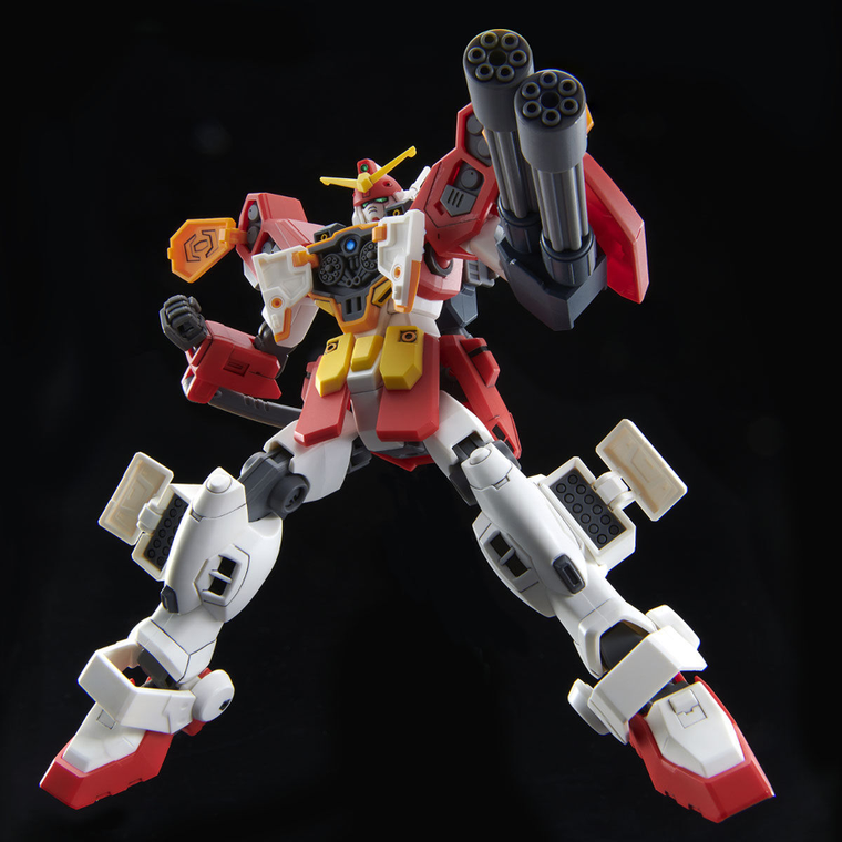Bandai, HG After Colony, XXXG-01H2 Gundam Heavyarms Custom, model kolekcjonerski do składania, 1:144