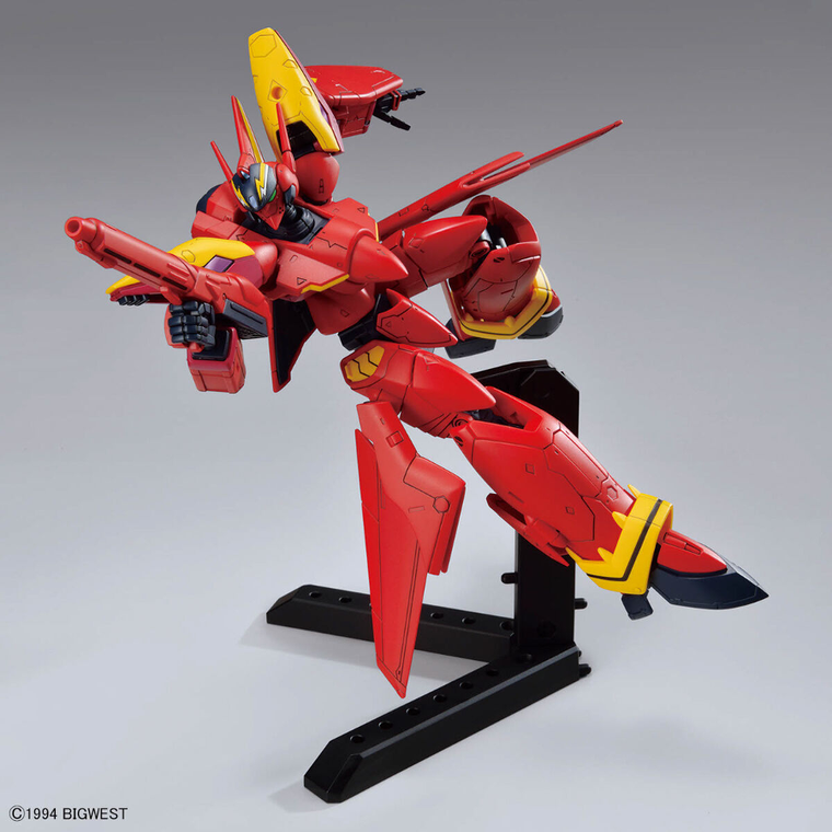 Bandai, HG, Macross Vf-19 Custom Fire Valkyrie With Sound Booster, model kolekcjonerski do składania, 1:100