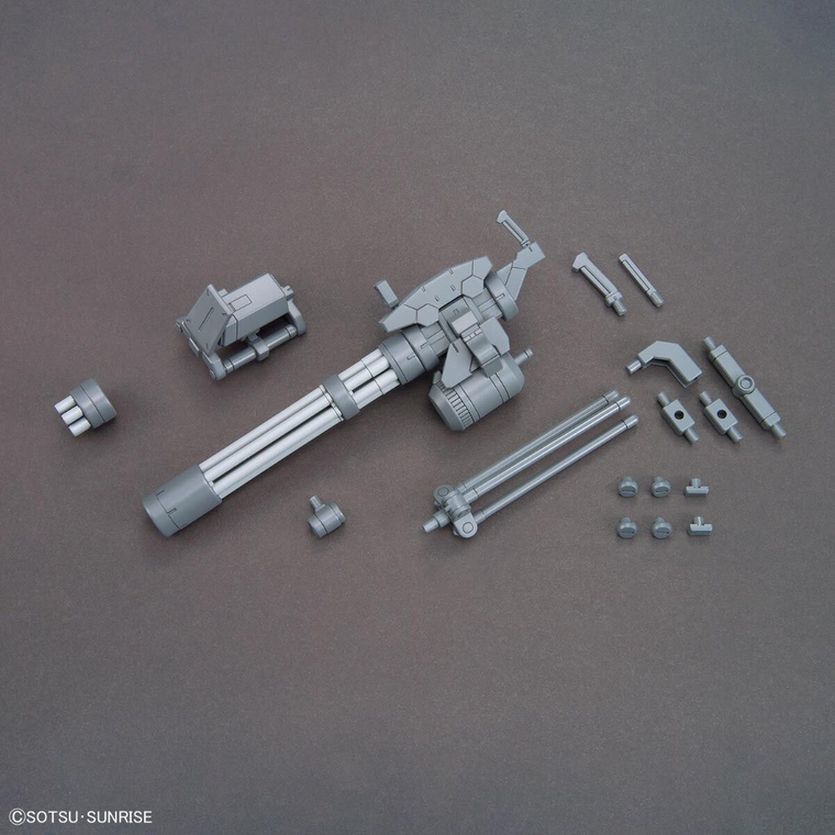 Bandai, HG, Option Parts Set Gunpla 09, Giant Gatling, dodatkowe elementy do modelu kolekcjonerskiego, 1:144