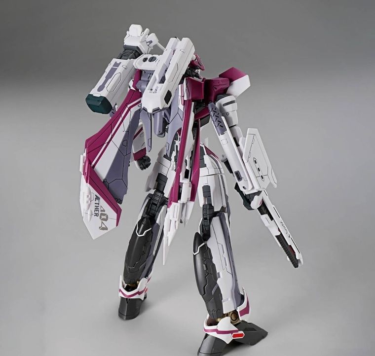 Bandai, HG, Vf-31c Siegfried, Mirage Farina Jenius Use, Deluxe Set, model kolekcjonerski do składania, 1:100
