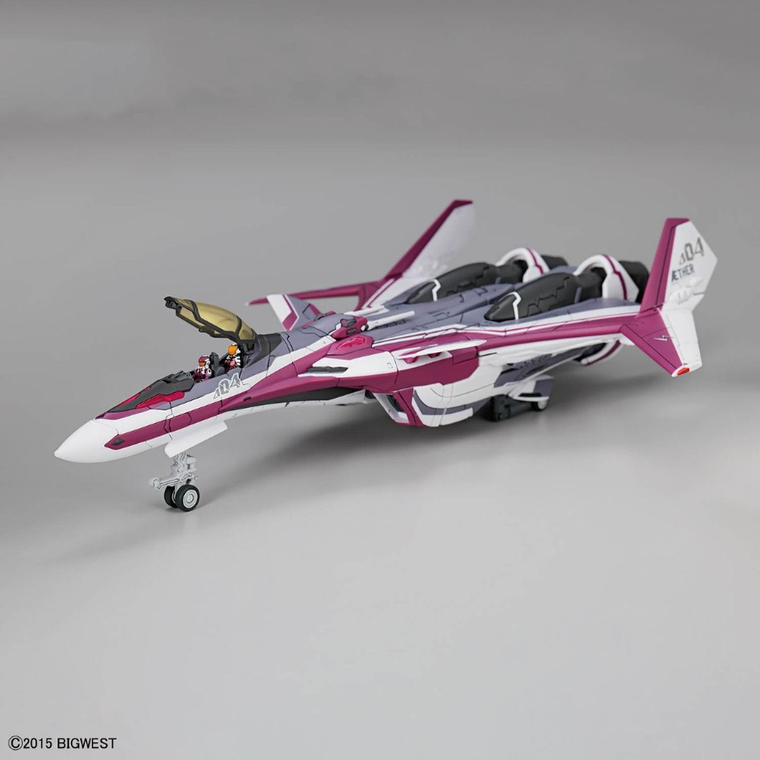 Bandai, HG, Vf-31c Siegfried, Mirage Farina Jenius Use, model kolekcjonerski do składania, 1:100