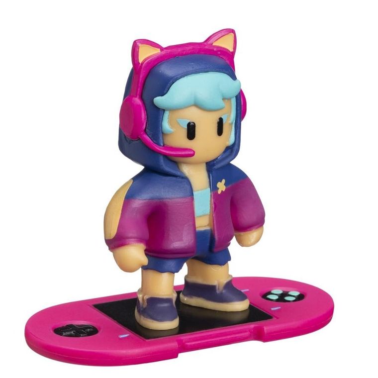 Bandai, Stumble Guys x Barbie, figurki kolekcjonerskie, 5,5 cm, 6 szt.