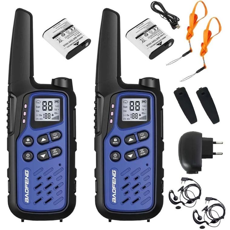 Baofeng, krótkofalówka, BF-T25E, dark blue, 2 szt.