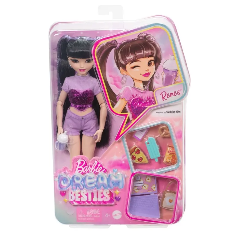 Barbie, Dream Besties, lalka Renee z akcesoriami