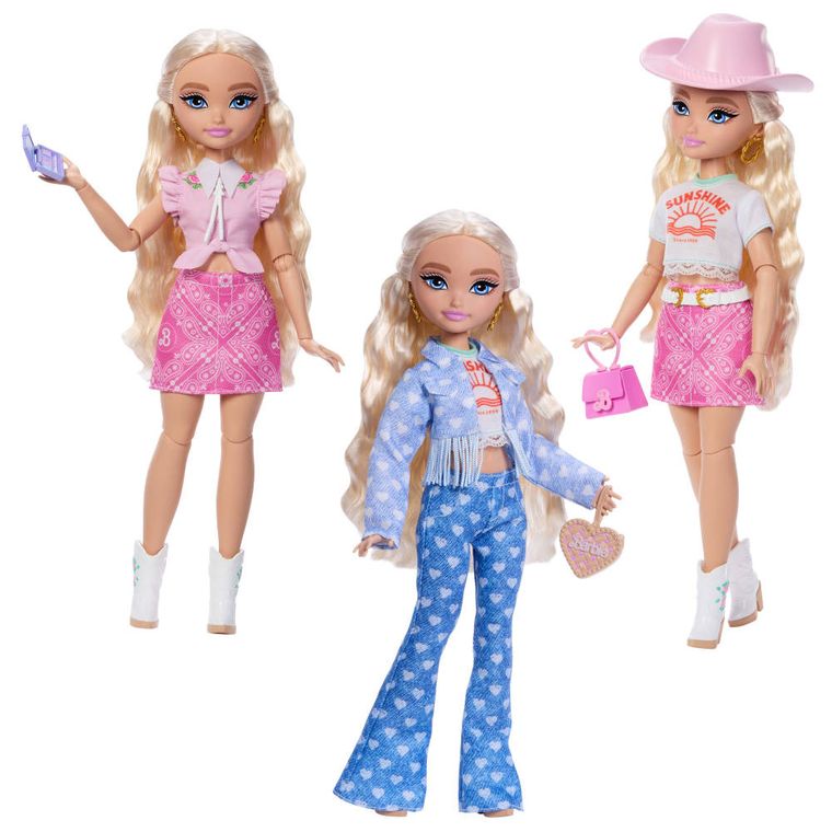 Barbie, Dream Besties, Malibu, lalka, ubranka i akcesoria