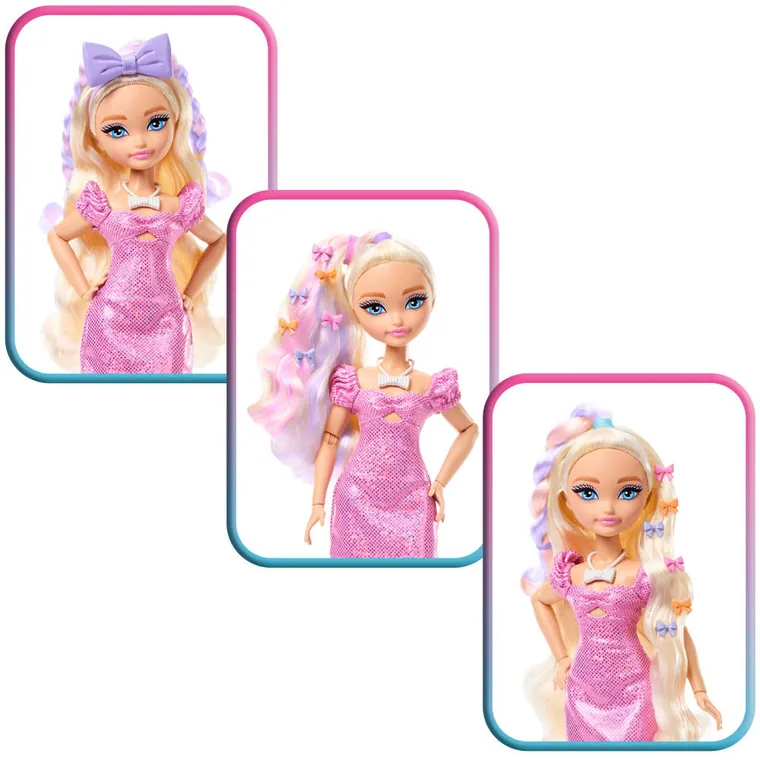 Barbie, Dream Besties, Wyszykuj się ze mną, lalka Malibu z akcesoriami
