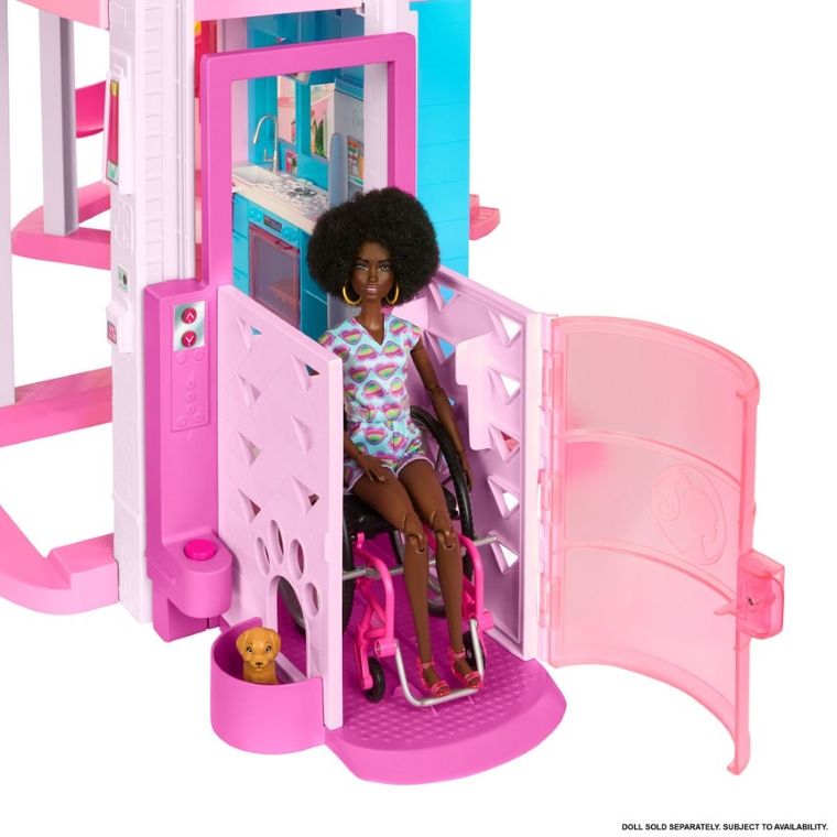 Barbie, Dreamhouse Dom Marzeń, domek z akcesoriami, bez lalek
