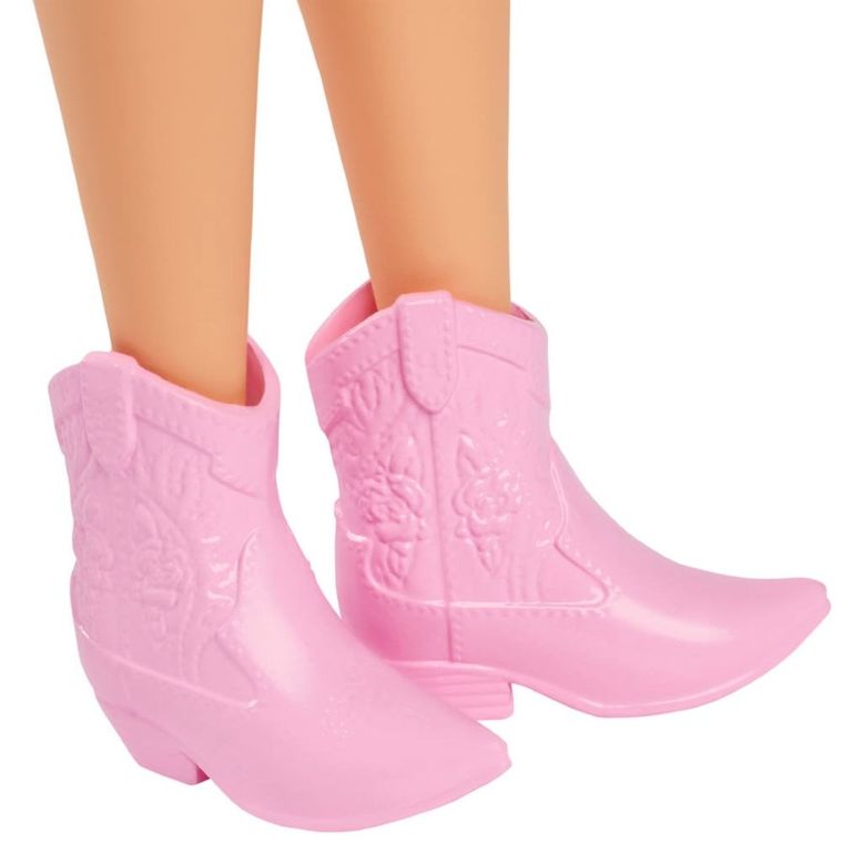 Barbie, Fashionistas, lalka w niebieskiej sukience w motylki