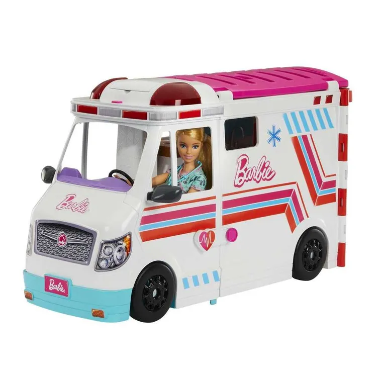 Barbie, Karetka - Mobilna klinika, zestaw bez lalki