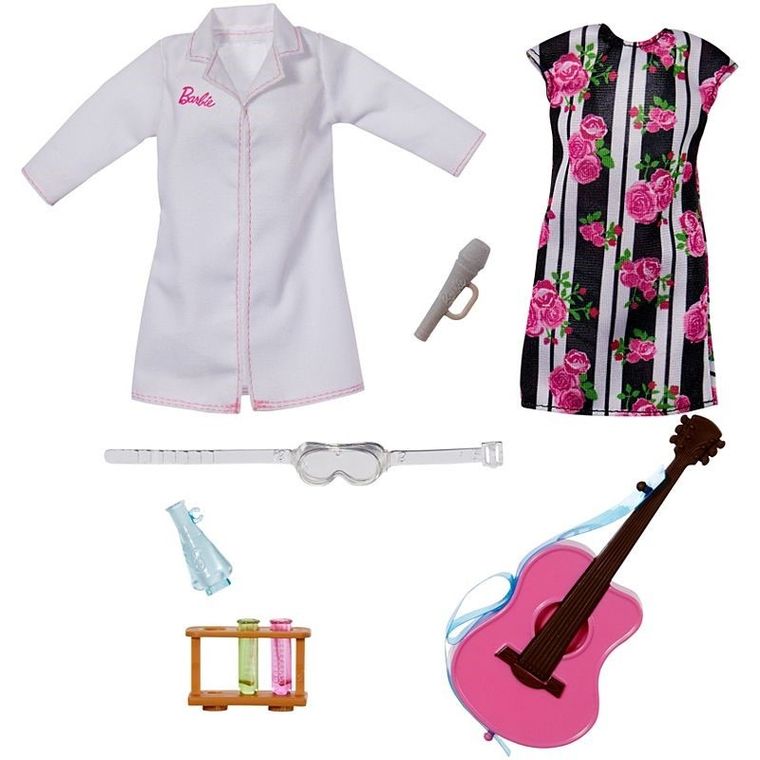 Barbie, Kariera Niespodzianka, lalka blondynka z akcesoriami, zestaw