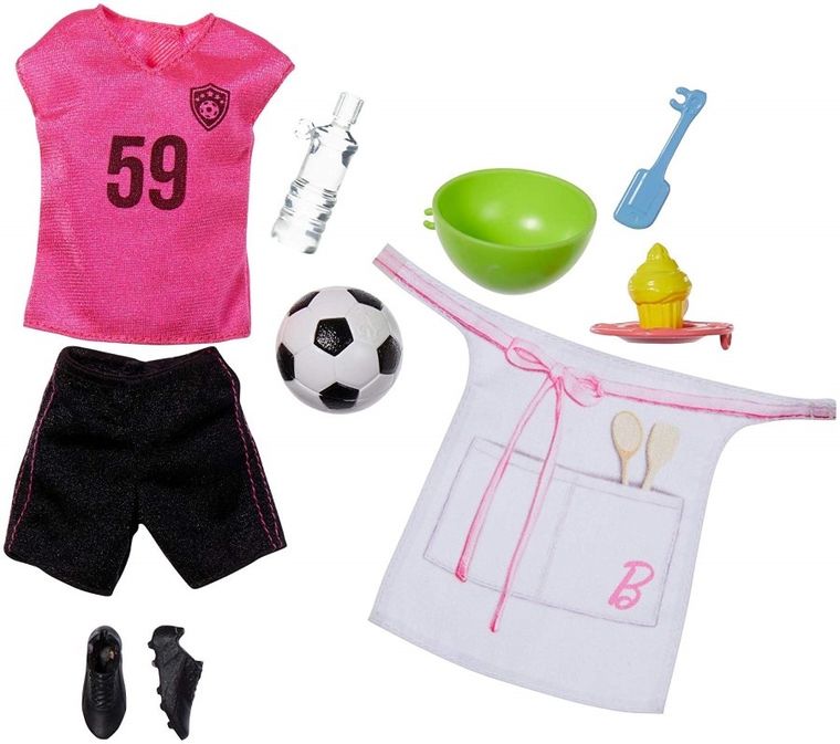 Barbie, Kariera Niespodzianka, lalka szatynka z akcesoriami, zestaw