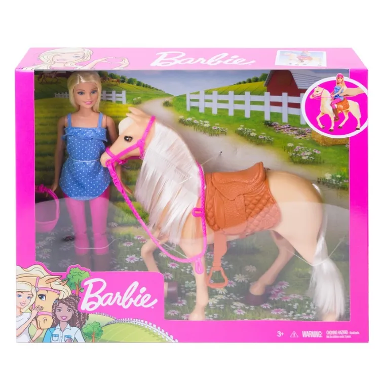Barbie, Lalka i koń, zestaw