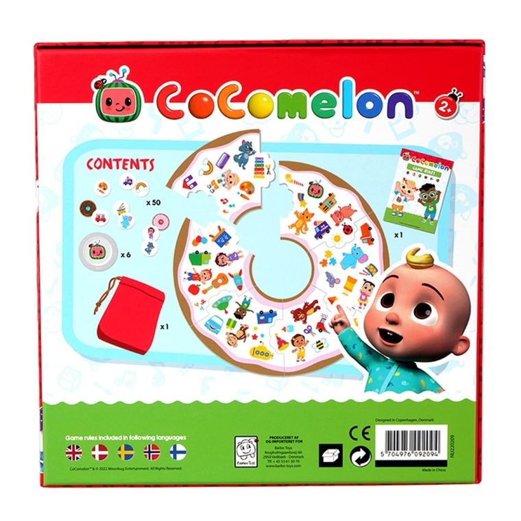 Barbo Toys, Cocomelon, Pączki, puzzle gra obrazkowa, 64 elementy