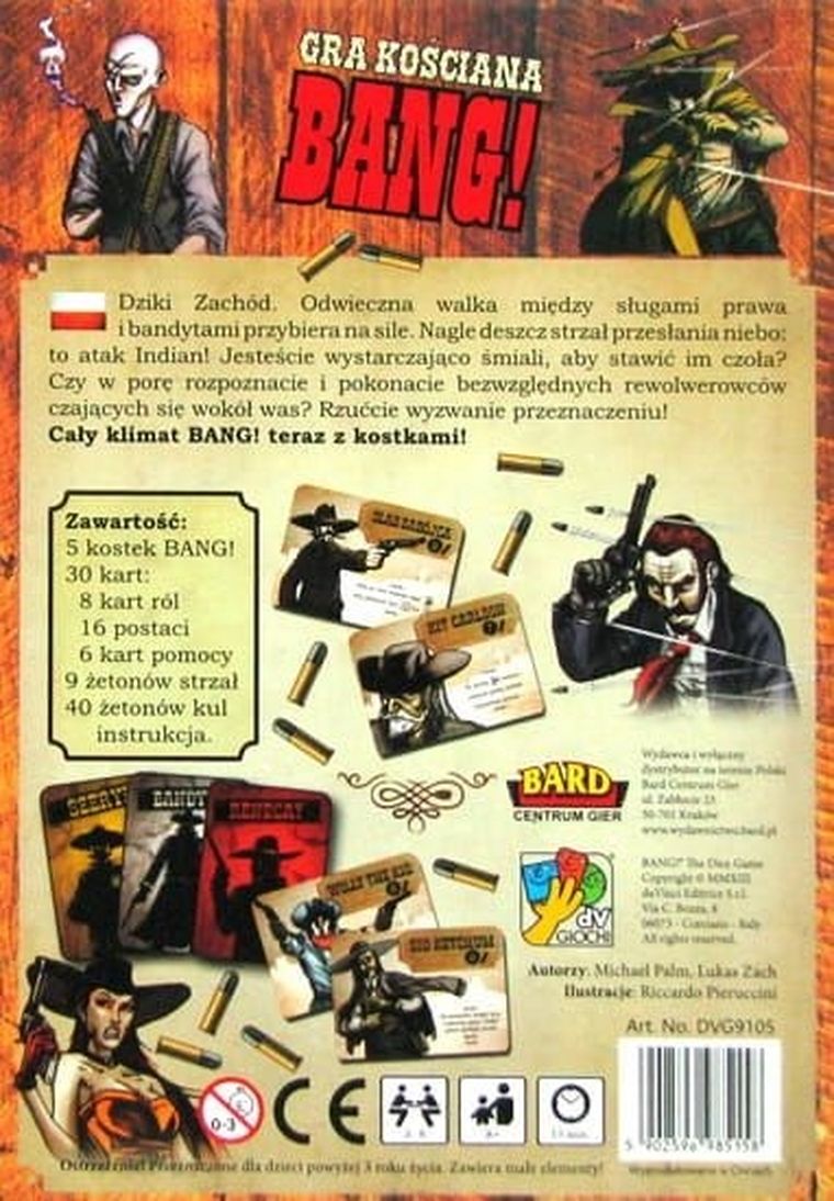 Bard, Bang! gra kościana