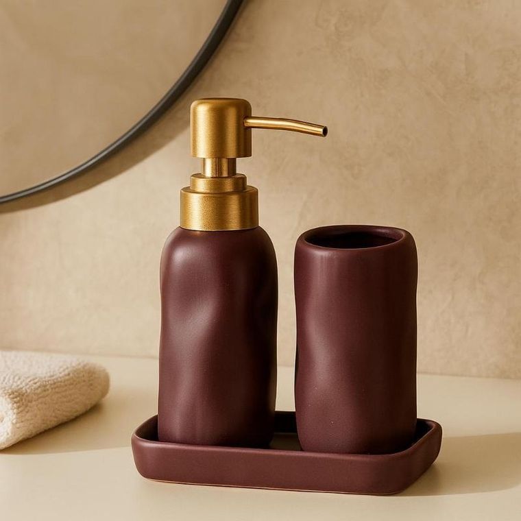 Bathroom Solutions, Eon, zestaw łazienkowy, ceramiczny
