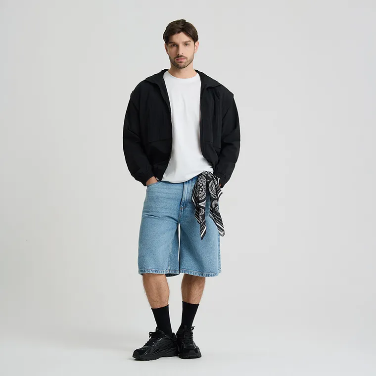 Bawełniana czarna bandana unisex NOWEAR