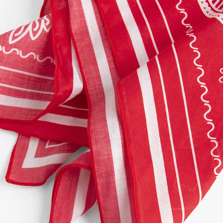 Bawełniana czerwona bandana unisex NOWEAR