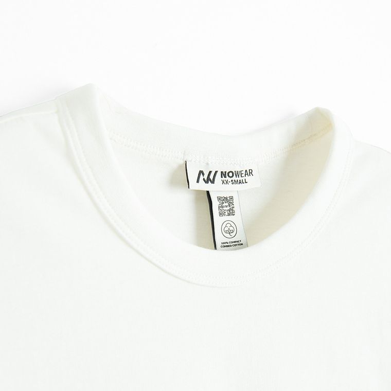 Bawełniany t-shirt basic NOWEAR
