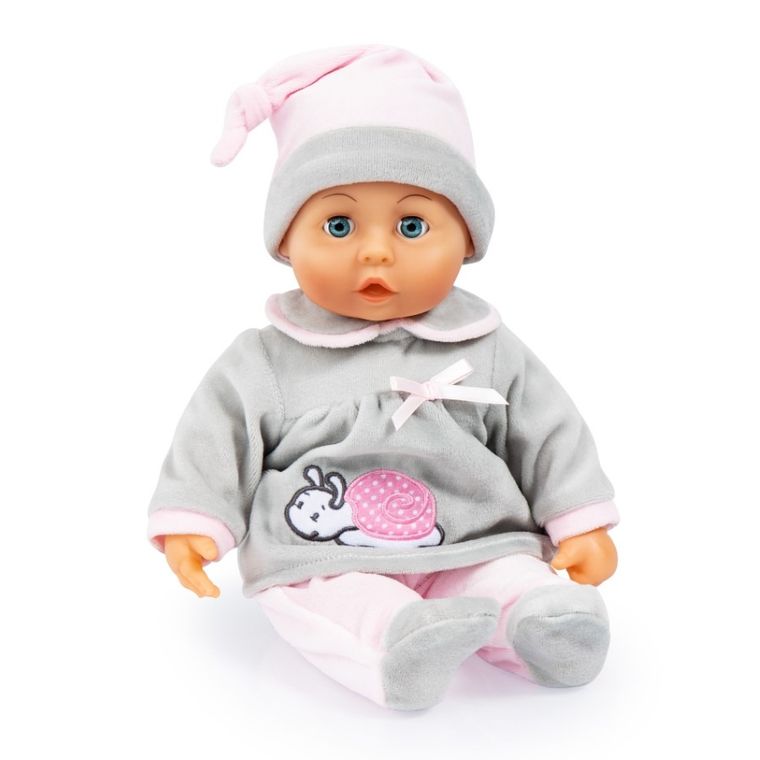 Bayer Design, First Words Baby, interaktywna lalka bobas, 38 cm