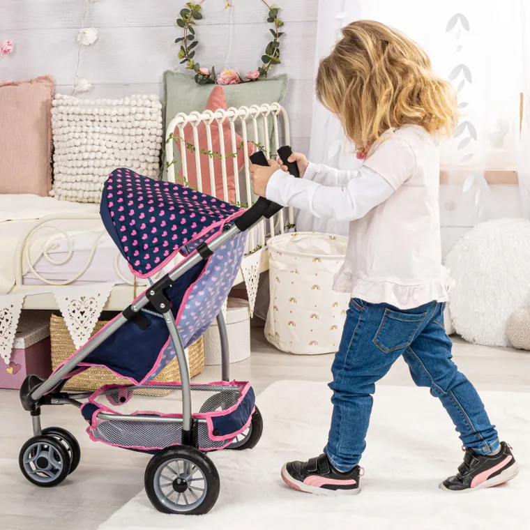 Bayer Design, Jogger, wózek dla lalek, niebieski