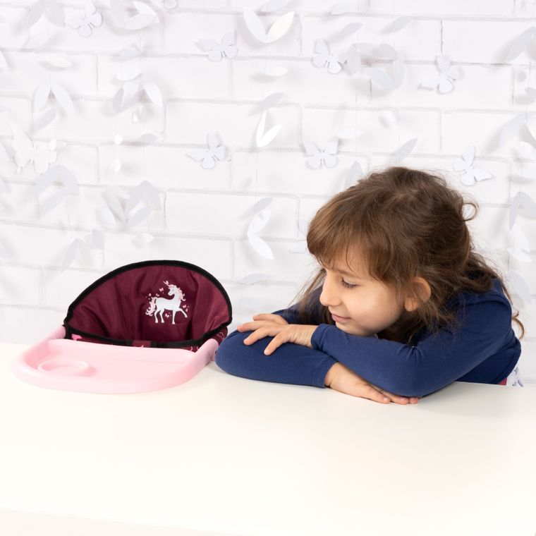 Bayer Design, krzesełko stołowe do karmienia lalek, bodowe