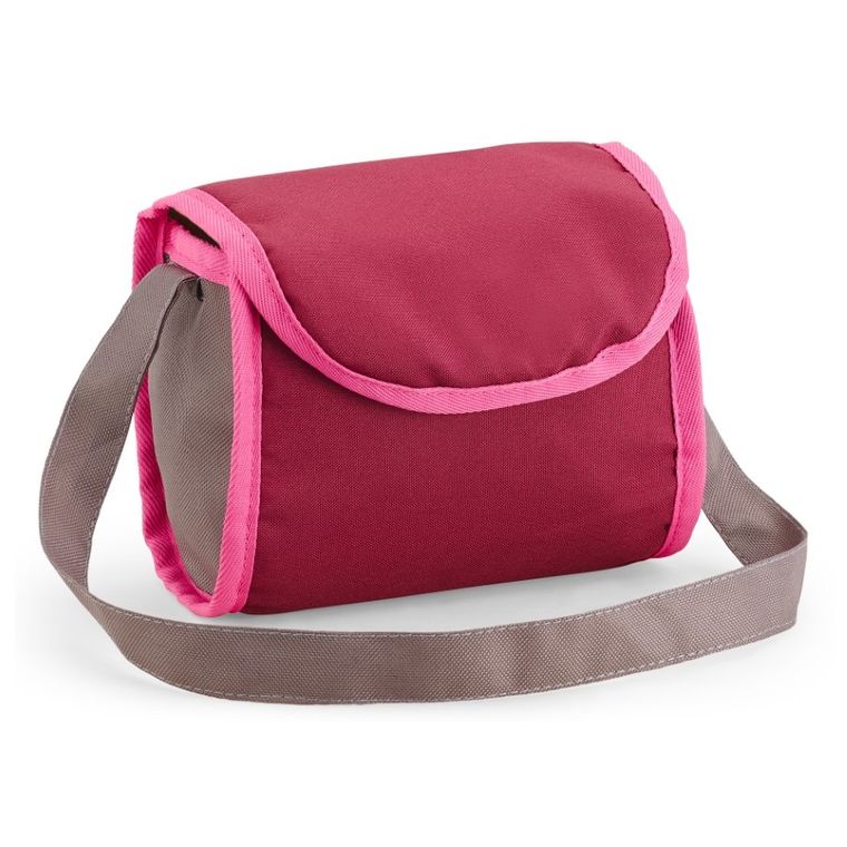 Bayer Design, Trendy, głęboki wózek dla lalek z torbą, bordowy