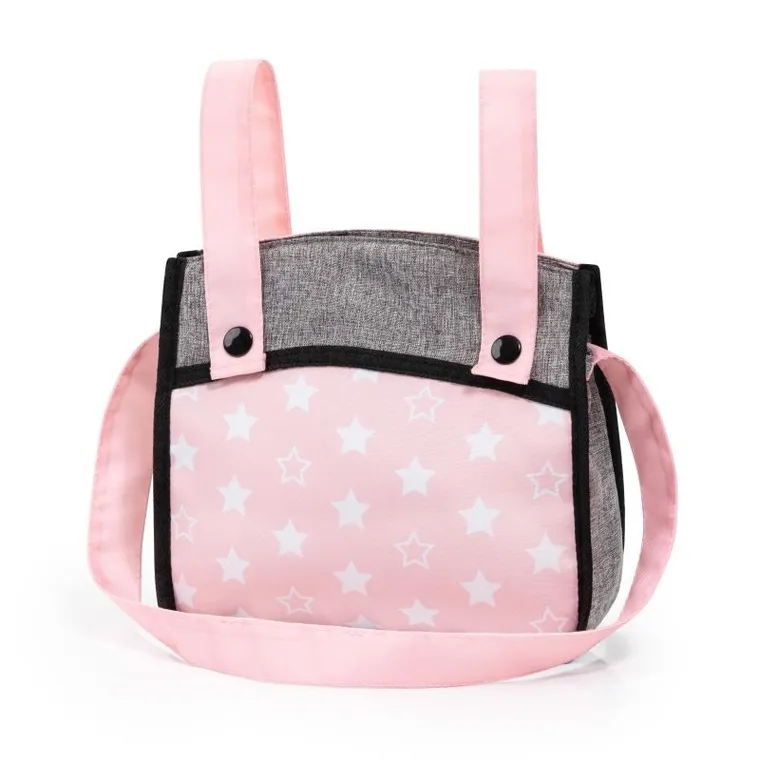 Bayer Design, Xeo Combi, głęboki wózek dla lalek z torbą, różowy